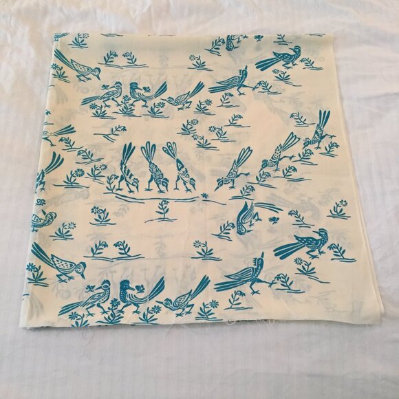 Vintage MCM Harwood Steiger Roadrunner Fabric "Desert Clowns" 44”x 90” 2+ Yards - Picture 4 of 6